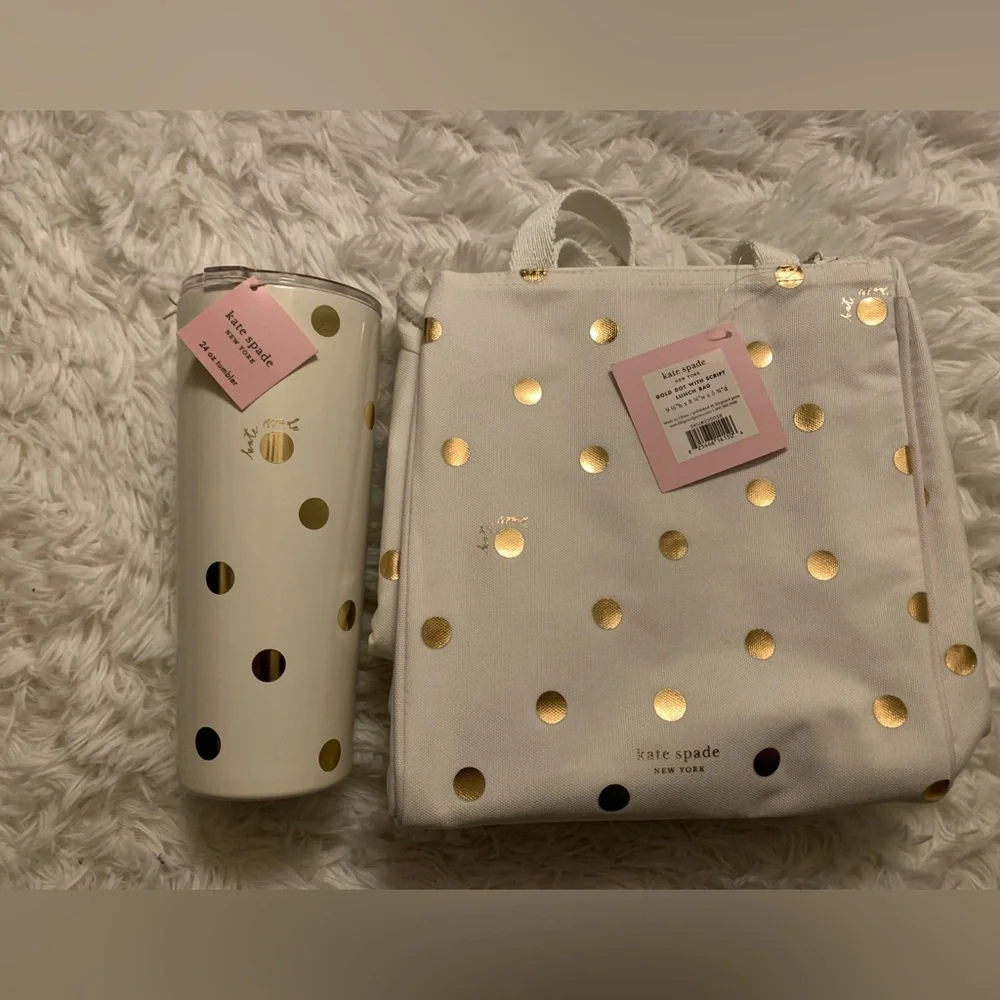 Kate Spade Lunch Tote Bag and Tumbler - Picture 4 of 5